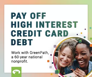 Image for sidebar content about paying off high interest credit card debt with help from our partners at GreenPath Financial Wellness